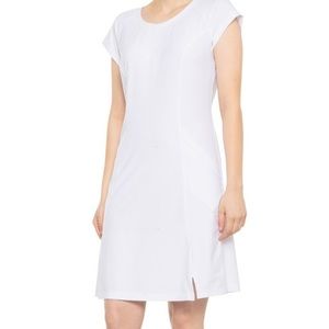 Avalanche White Kalinda Pocket Sundress- UPF-50+ Relaxed Fit Women Size: Small